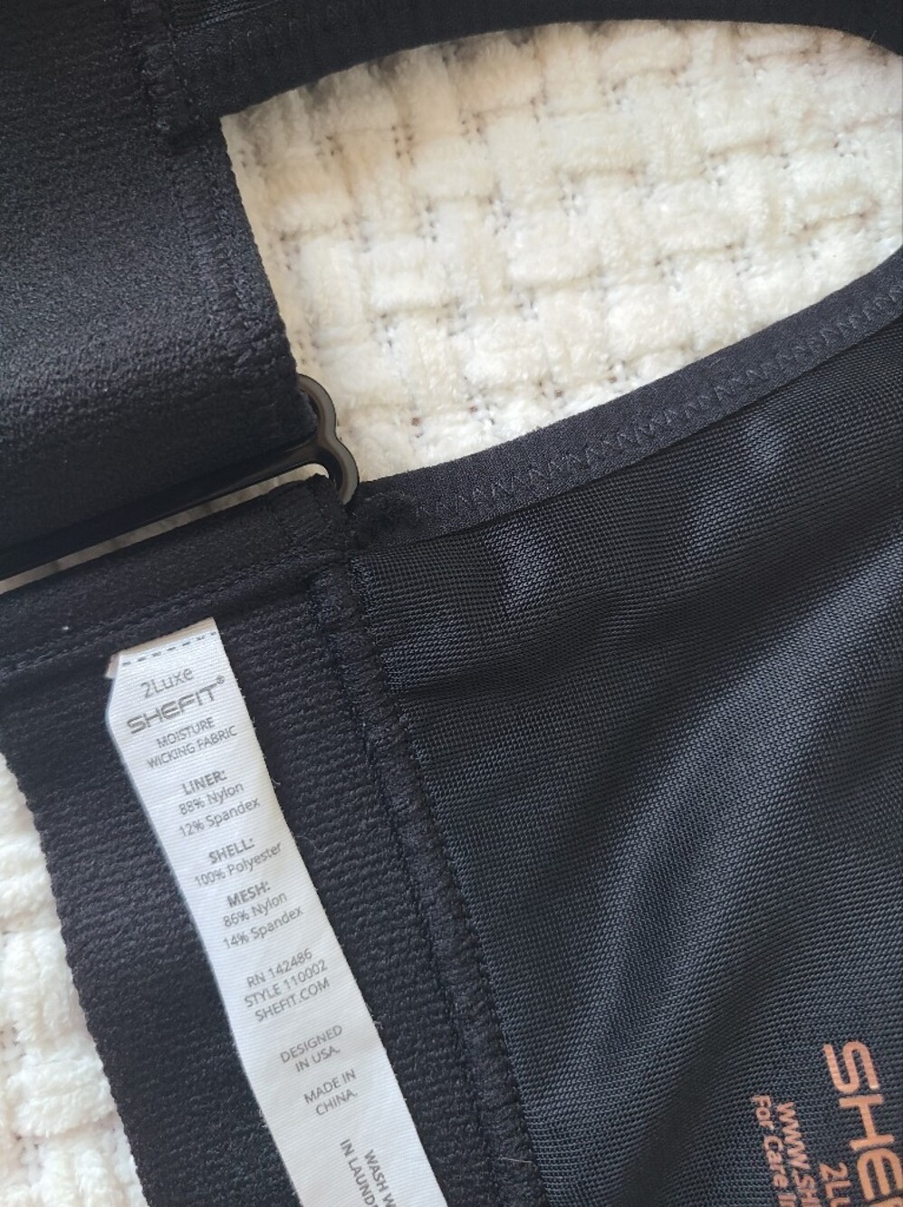 SHEFIT Medium Impact Flex Adjustable Sports Bra Luxe Size 2XL - Picture 7 of 10